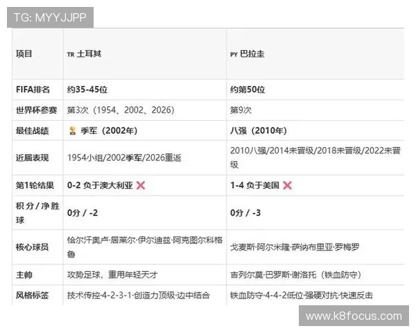 世界杯土耳其对阵巴拉圭比赛详细战术分析与关键亮点解读